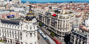 Vista de la Gran Vía de Madrid