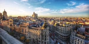 Edificio Metrópolis en la Gran Vía de Madrid